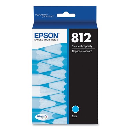 EPSON T812220-S (T812) DURABrite Ultra Ink, 300 Page-Yield, Cyan T812220S